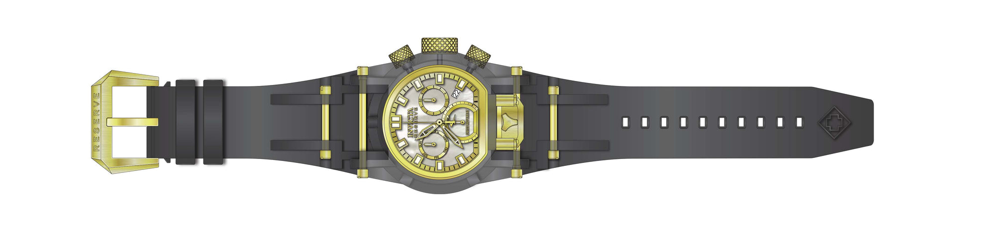 Bands for Invicta Anatomic Bolt Zeus Magnum Anatomic Men 33186