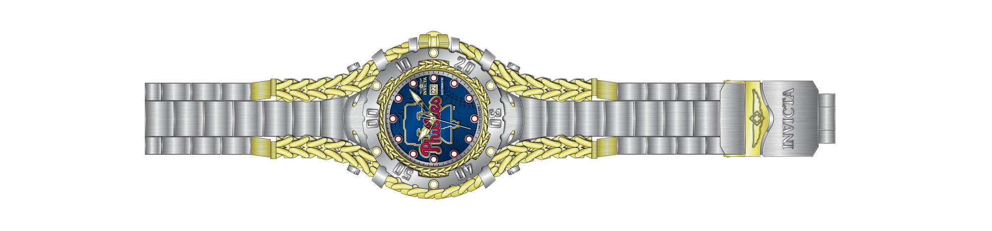 Band For Invicta MLB 41933