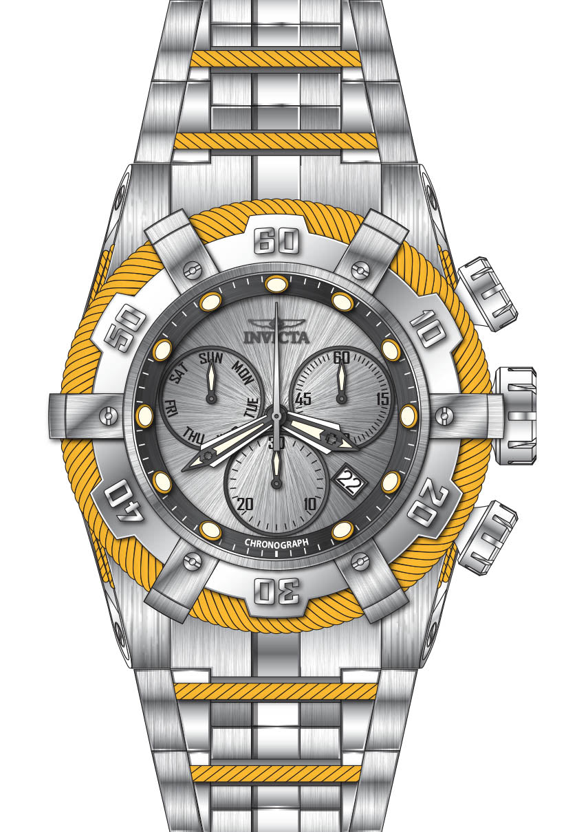 Band For Invicta Bolt  Men 46235