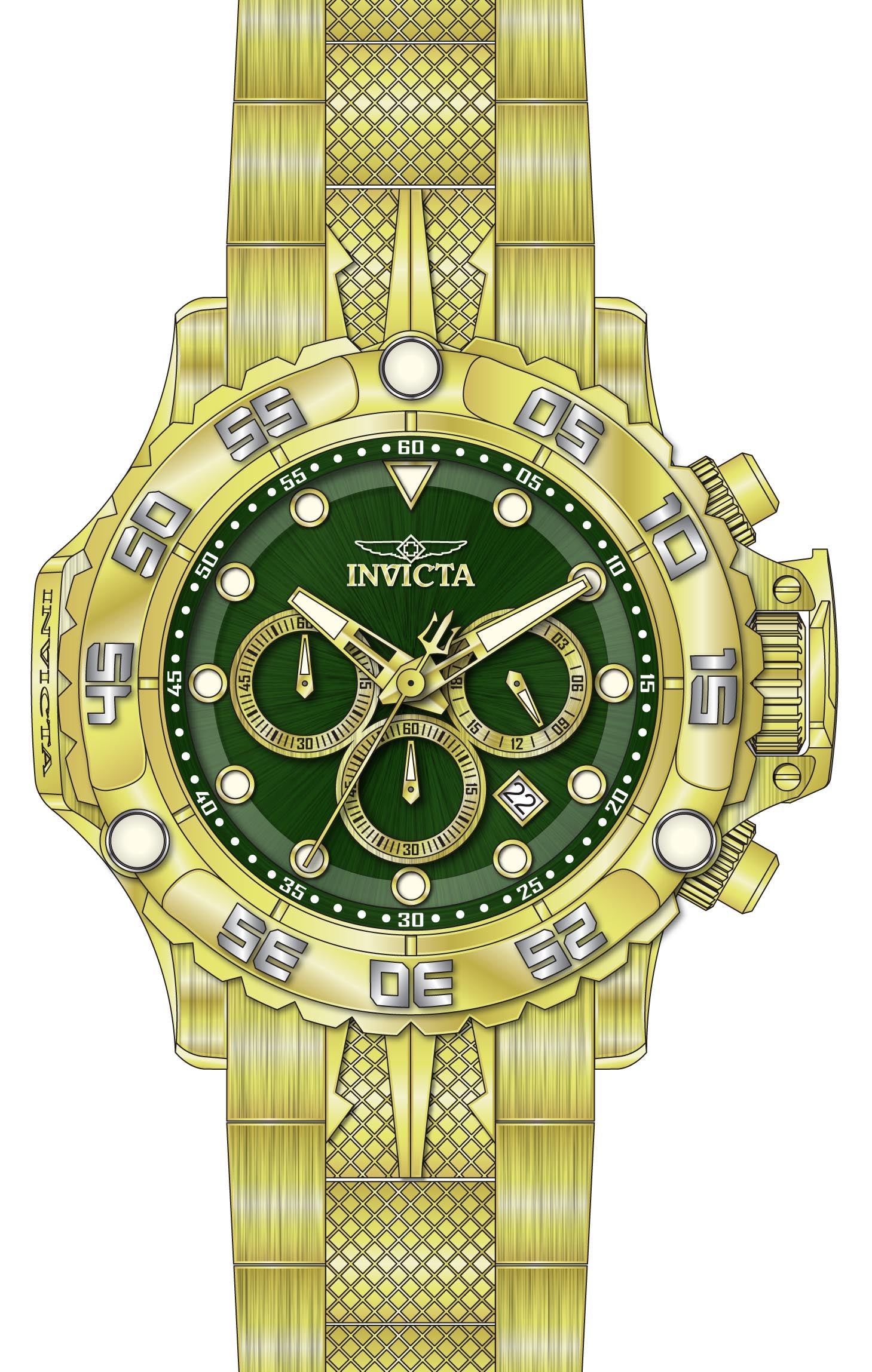 Parts For Invicta Subaqua Poseidon Men 47185