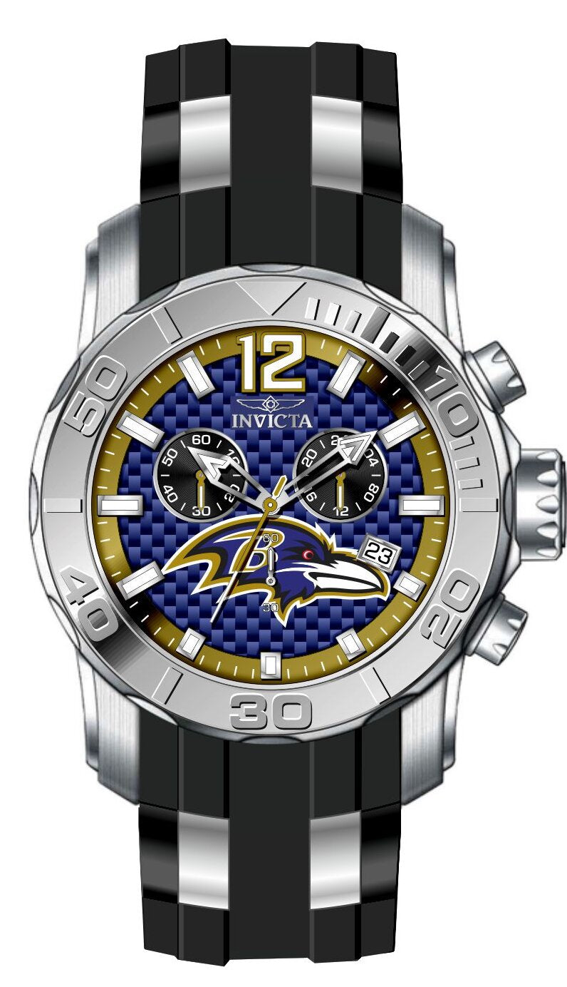 Band For Invicta Pro Diver  Men 48007