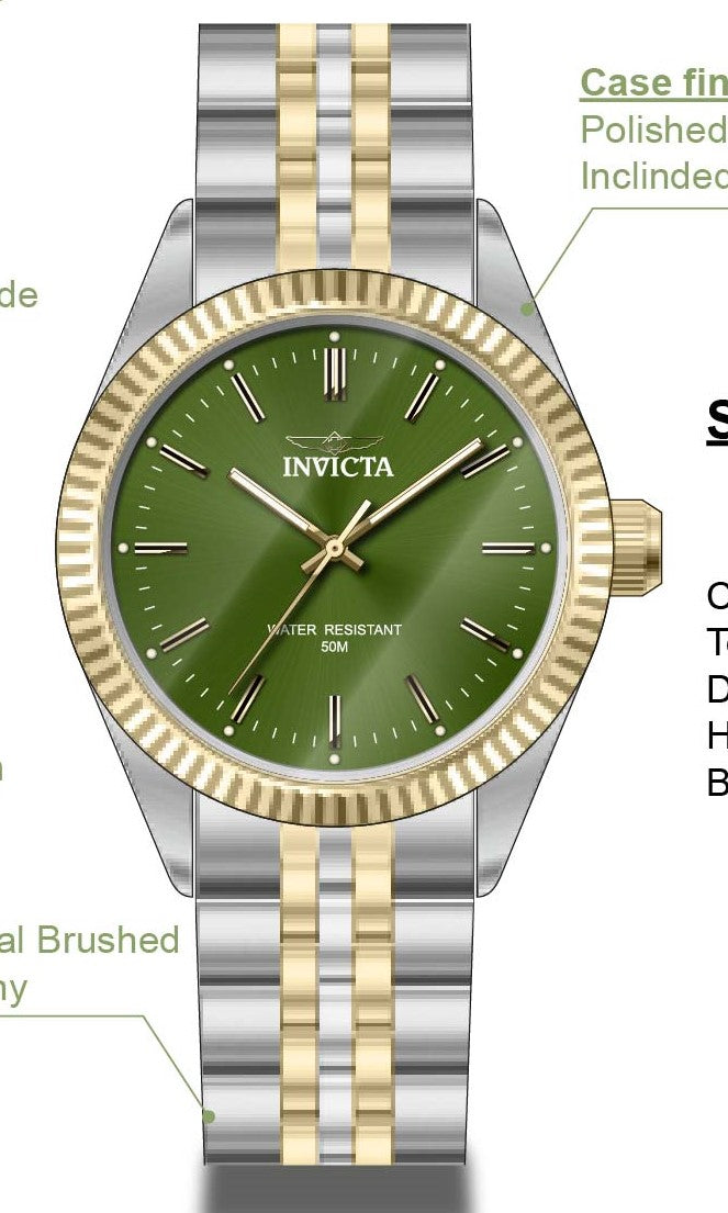 Band For Invicta Specialty  Men 49316