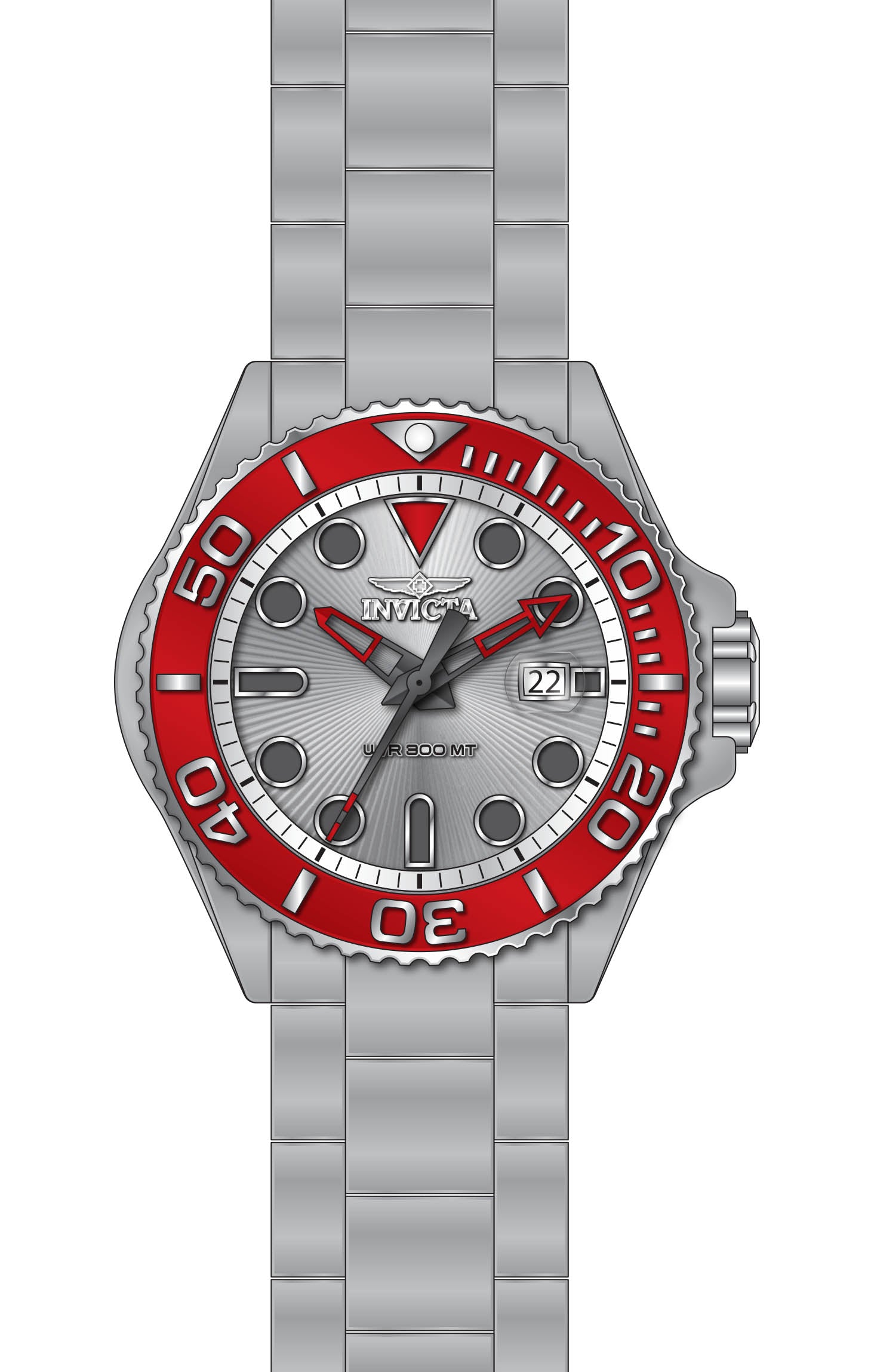 Band For Invicta Grand Diver  Men 49479