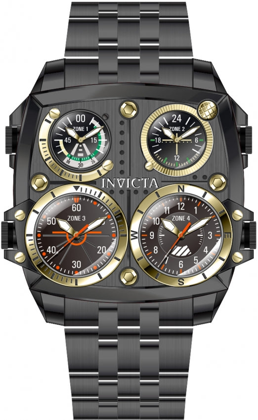 Band For Invicta Aviator Zulu Time Men 49606