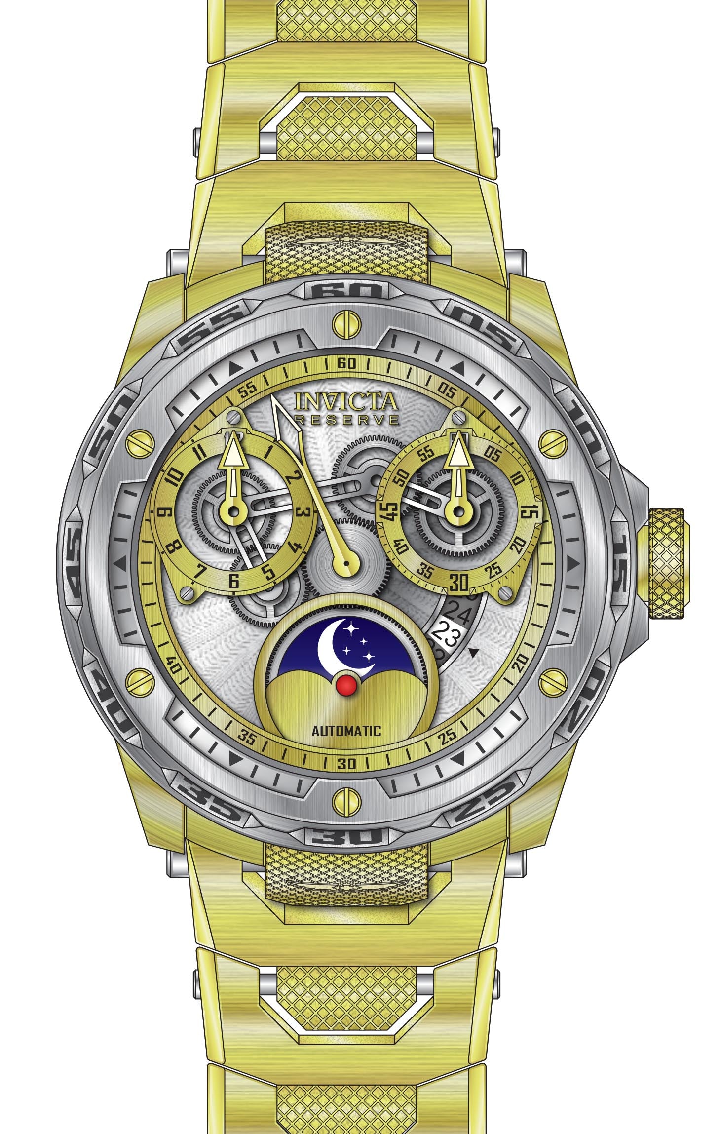 Band For Invicta Reserve  Men 50035