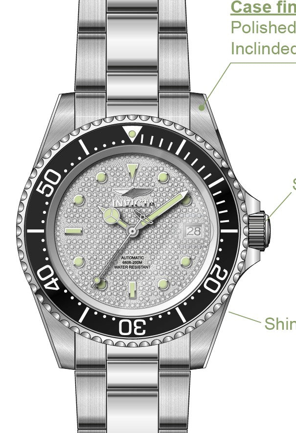 Band For Invicta Pro Diver  Men 50278
