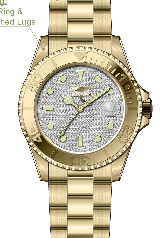 Band For Invicta Pro Diver  Men 50284