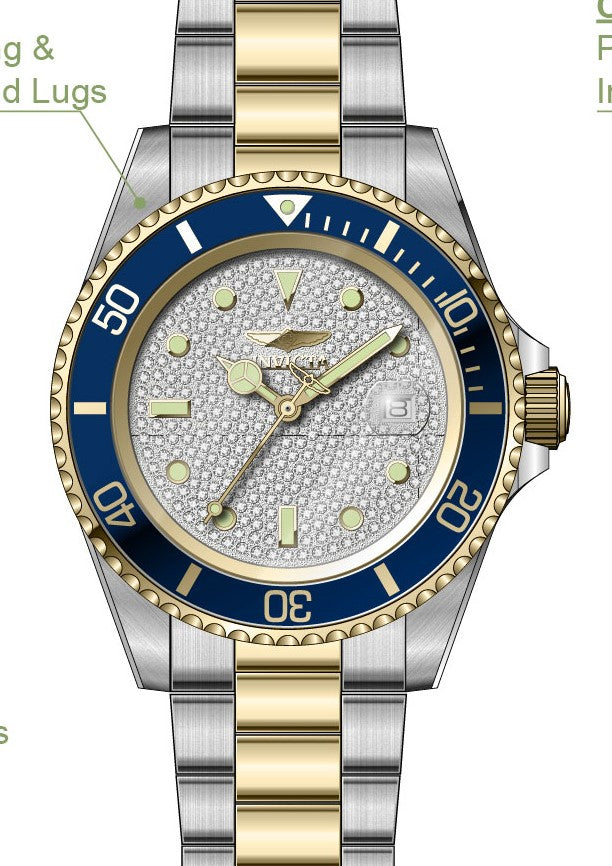 Band For Invicta Pro Diver  Men 50287