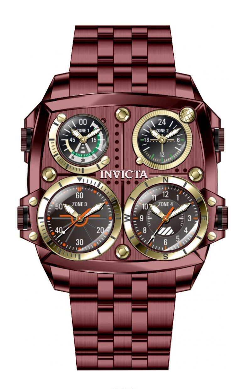 Band For Invicta Aviator Zulu Time Men 50656