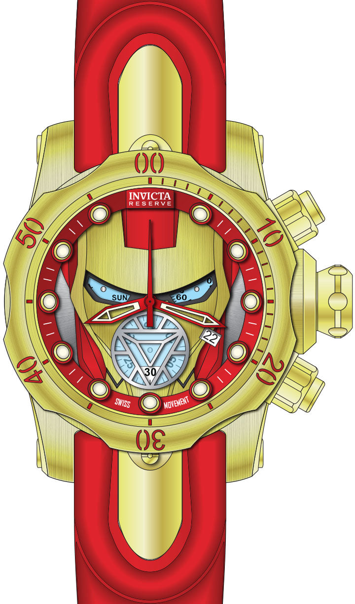 Band For Invicta Reserve Venom Men 50710