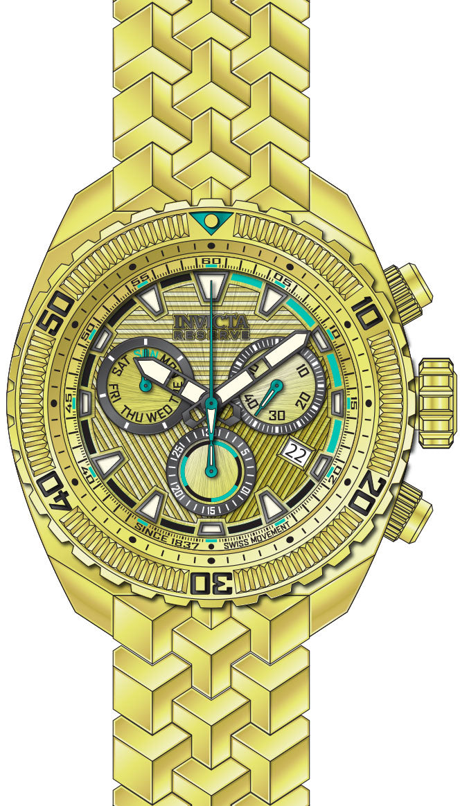 Band For Invicta Reserve Ocean Warrior Men 50837