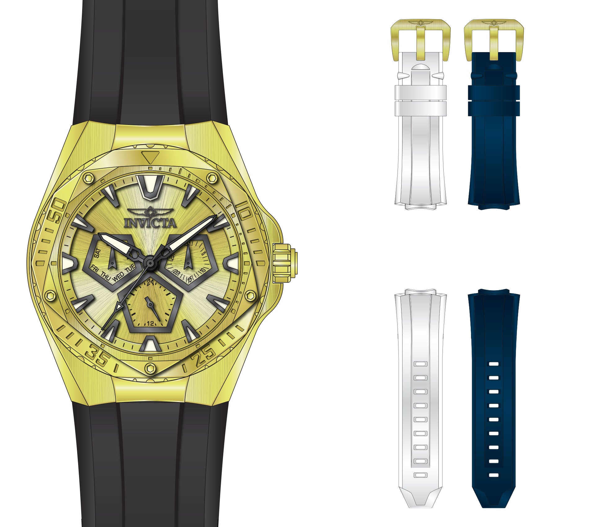 Band For Invicta Speedway  Men 51131