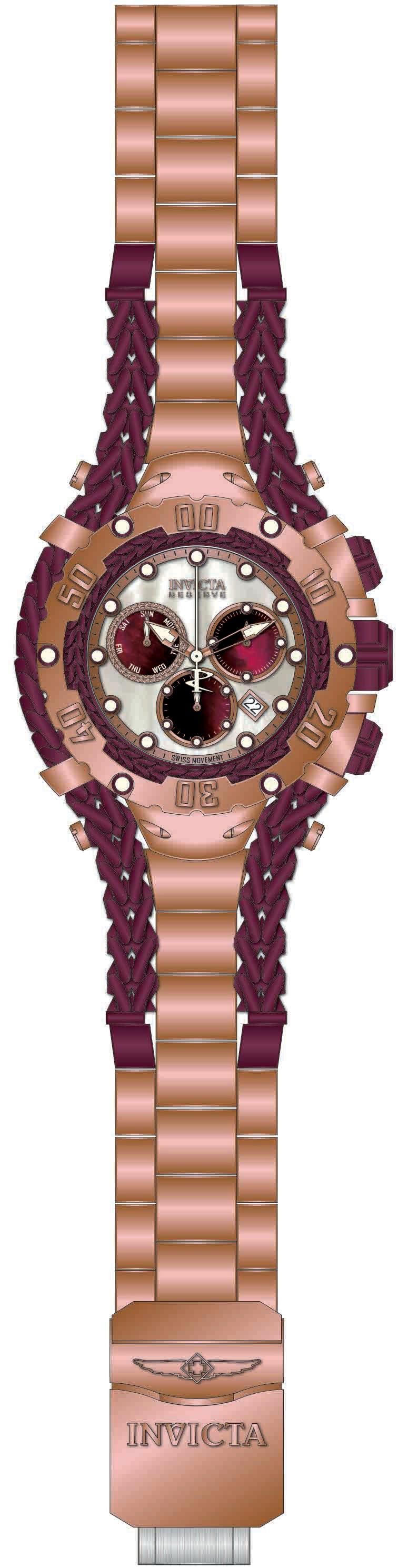 Band For Invicta Reserve Gladiator Men 51494