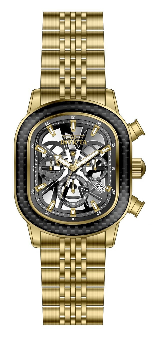 Band For Invicta Lupah  Men 52139