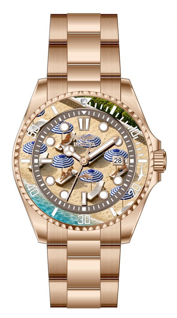 Band For Invicta Pro Diver  Lady 52265
