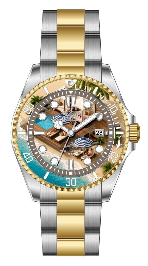 Band For Invicta Pro Diver  Lady 52287