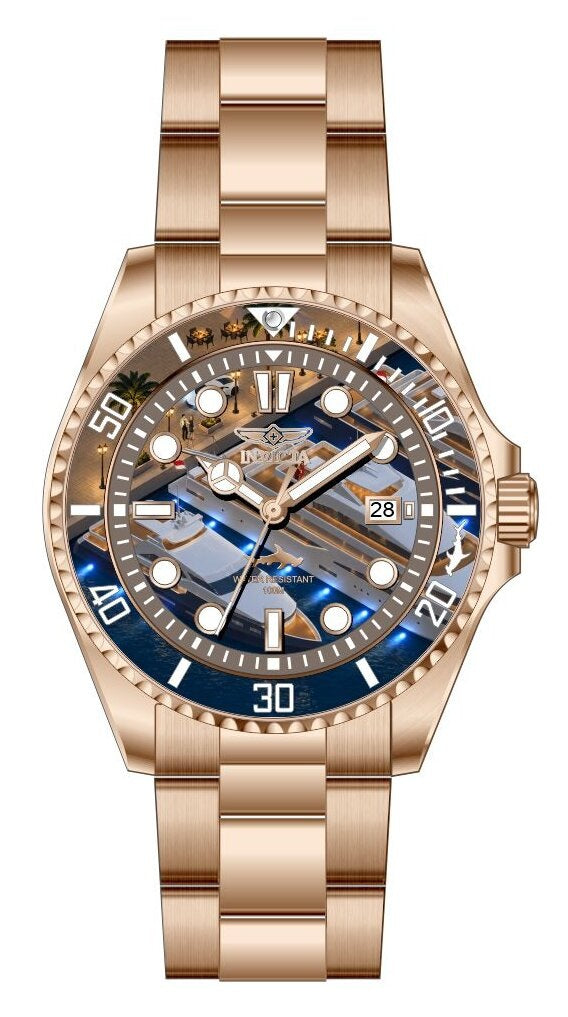 Band For Invicta Pro Diver  Lady 52293