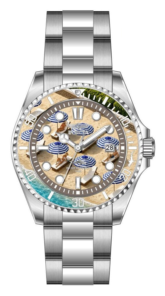 Band For Invicta Pro Diver  Lady 52262