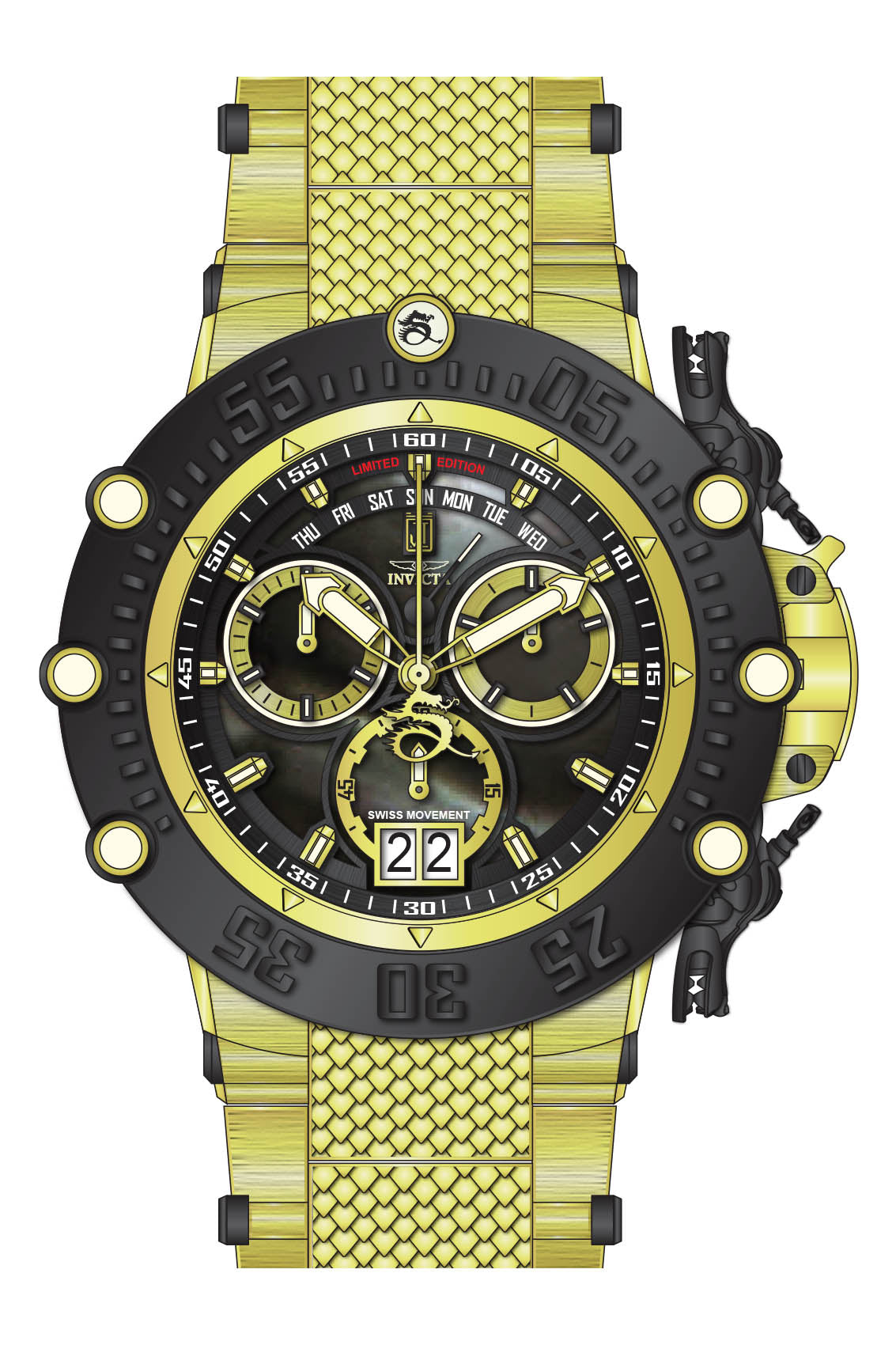 Parts for Invicta JT Men 32540