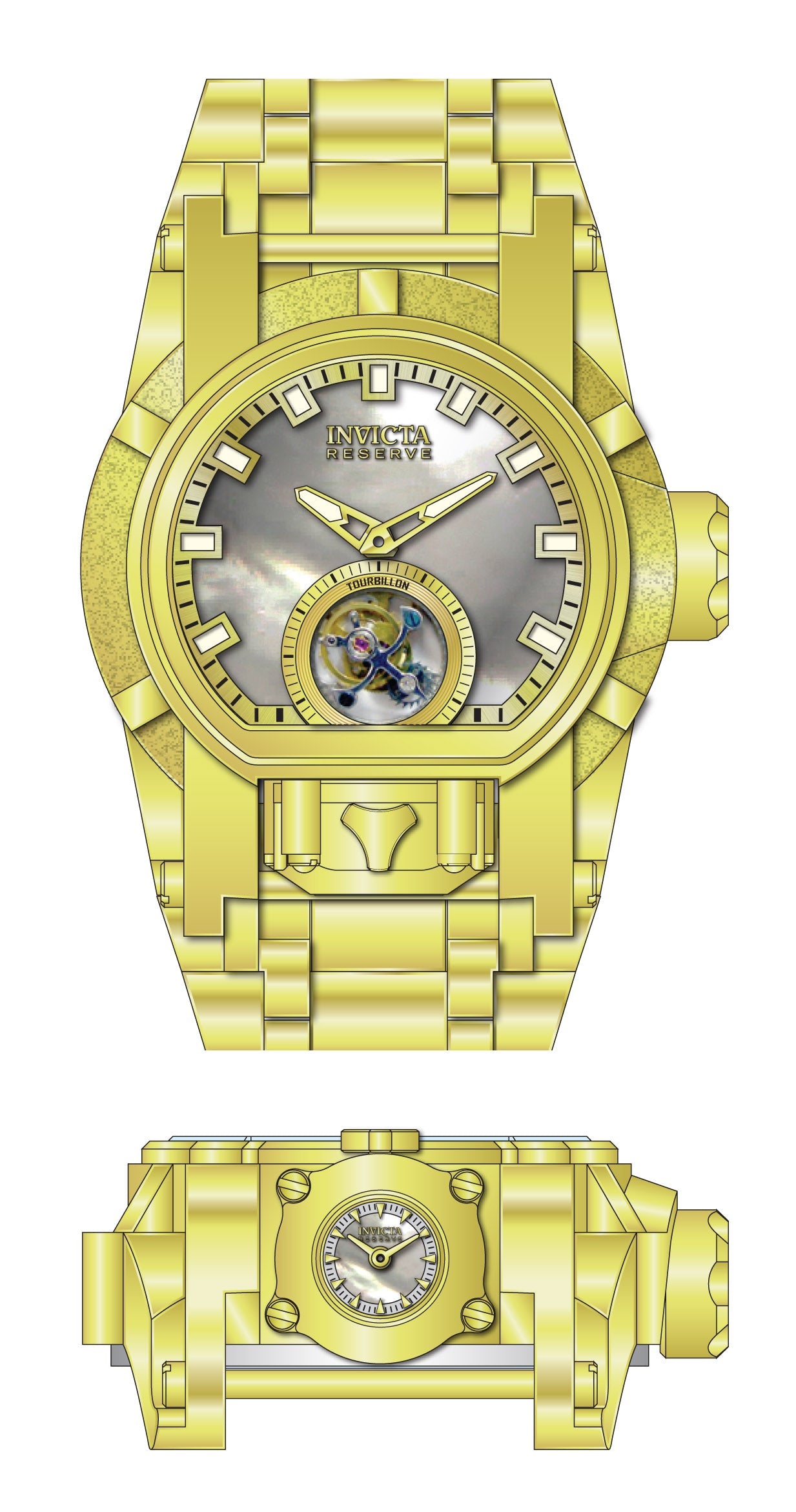 Parts for Invicta Reserve Reserve Bolt Zeus Magnum Men 28393