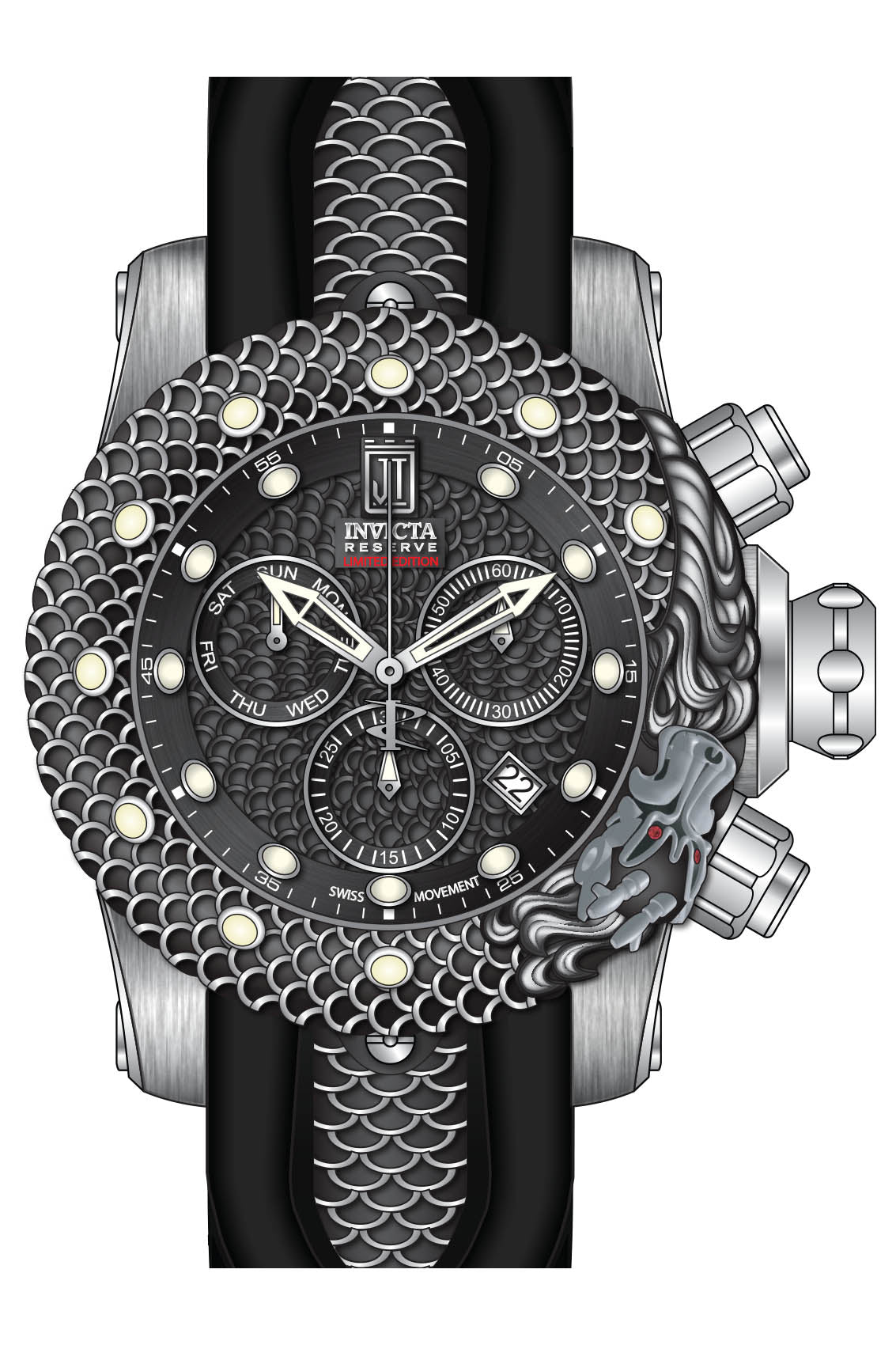 Parts for Invicta JT Men 32552