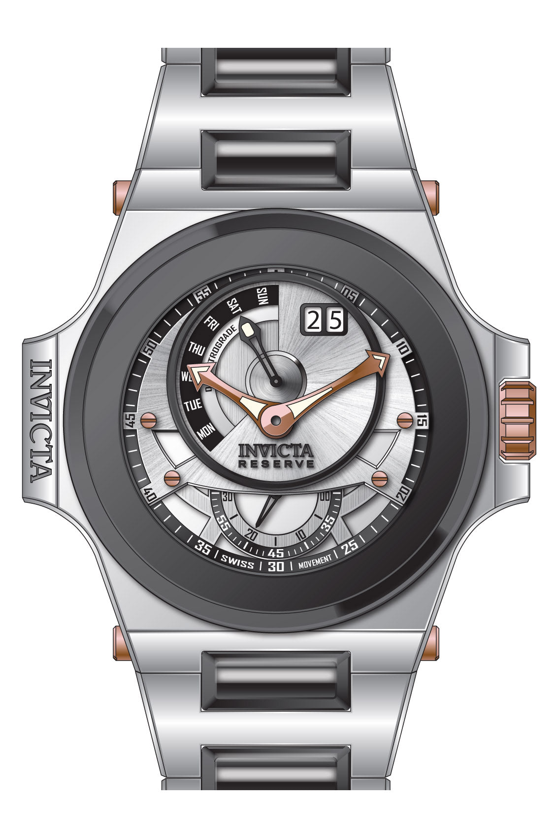 Parts for Invicta Reserve Akula Men 32249