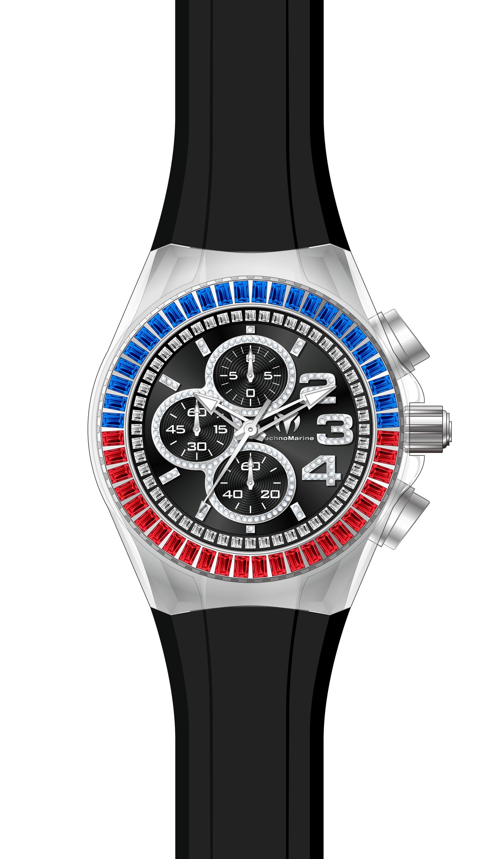 Band for Technomarine Cruise Glitz TM-121008
