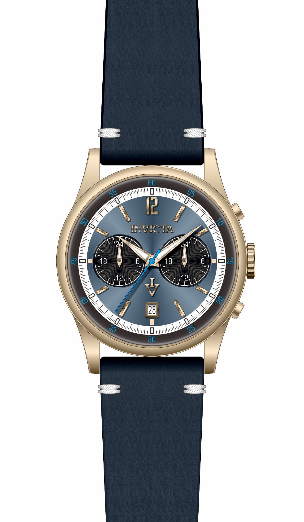 Band for Invicta Vintage Zager Exclusive Men 33507