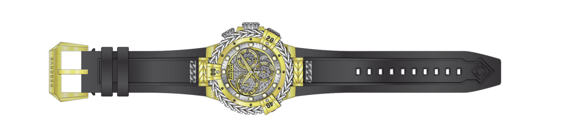 Band for Invicta Reserve Herc Men 33155