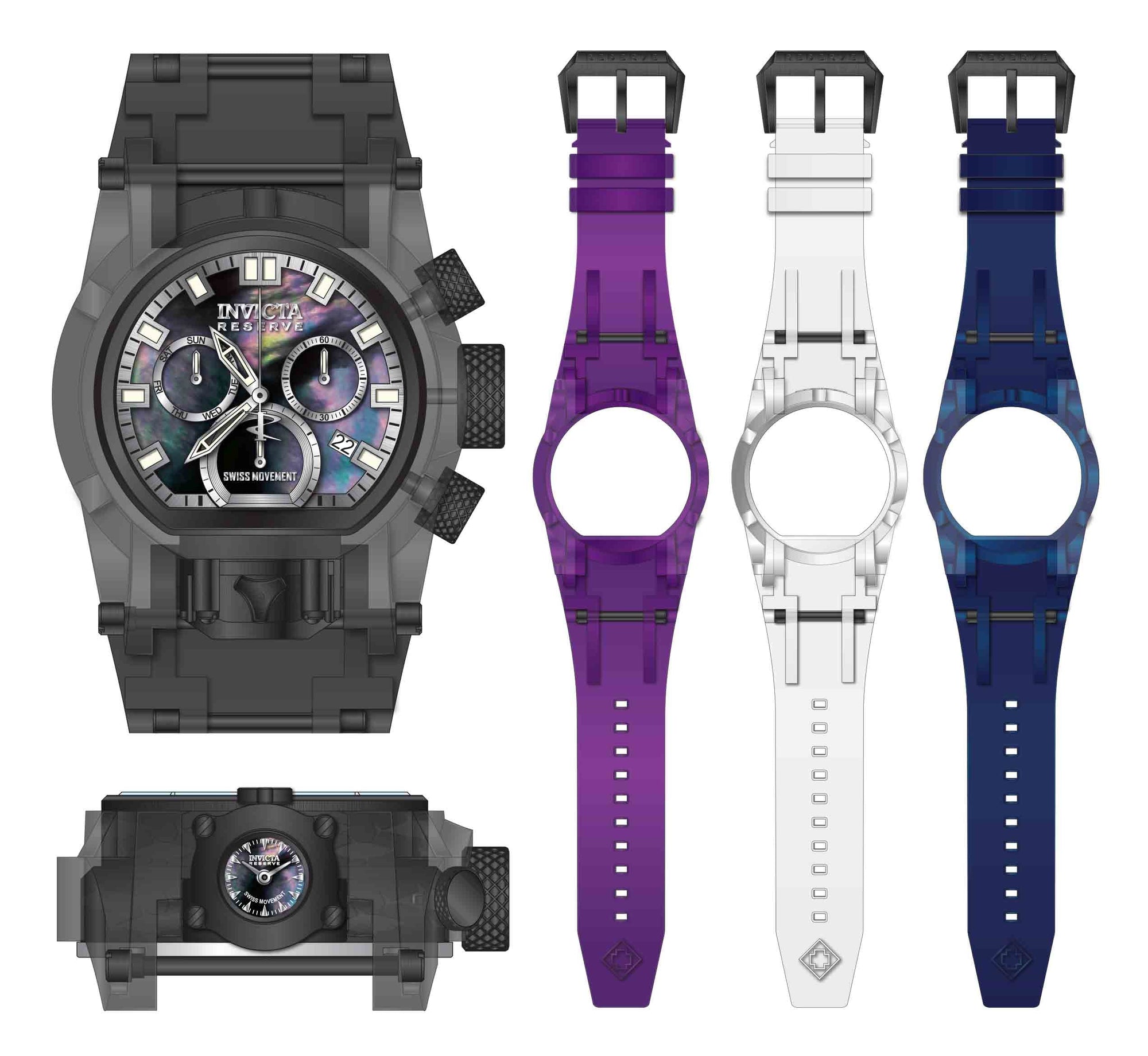 Parts for Invicta Anatomic Bolt Zeus Magnum Anatomic Men 33187