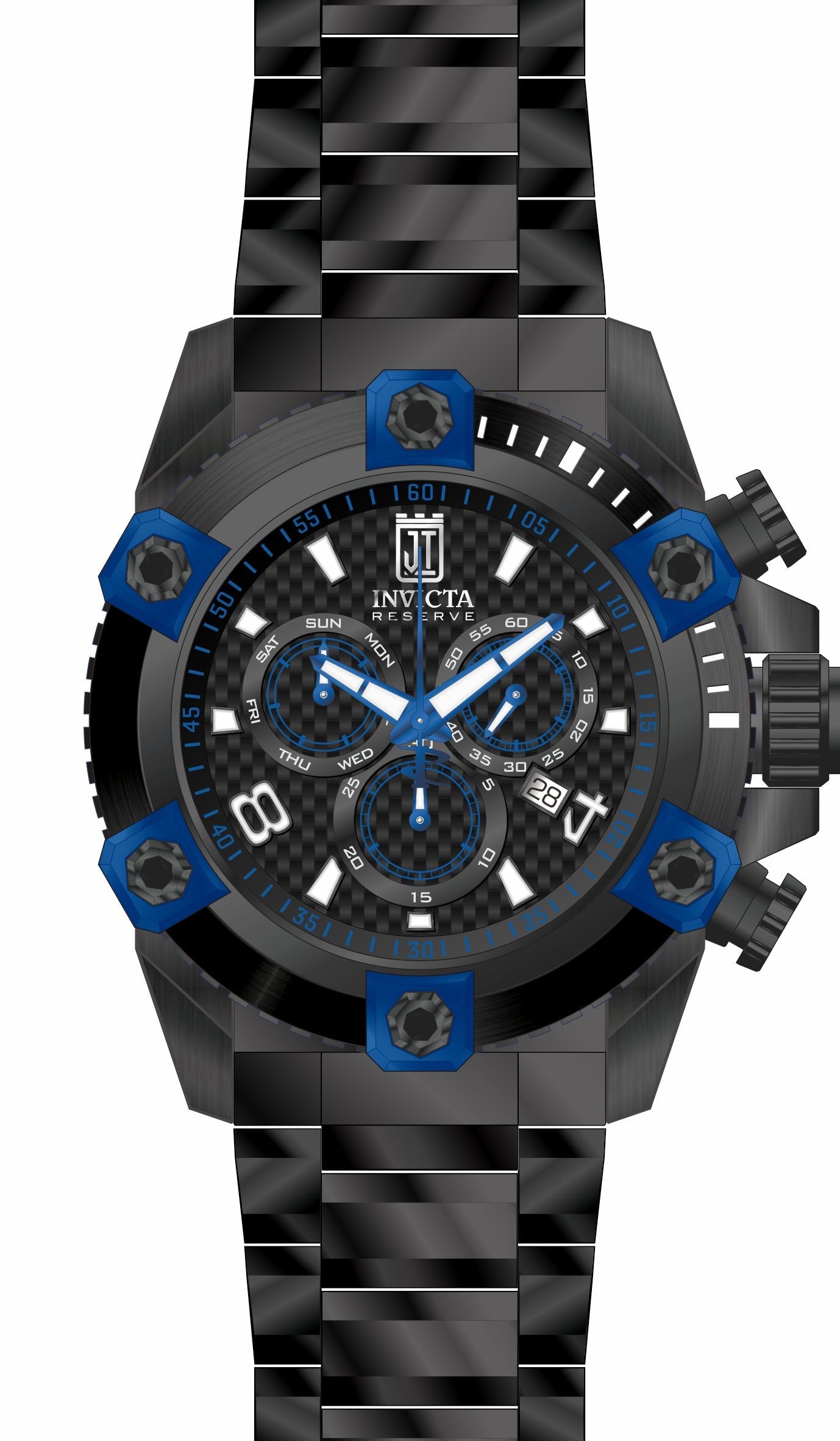 Band for Invicta JT Men 33992