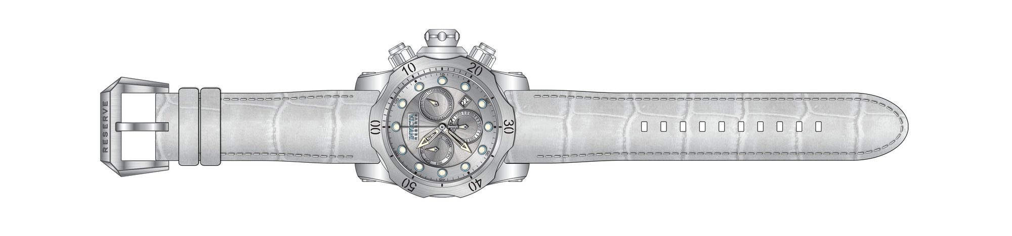 Band for Invicta Reserve Venom Men 33319
