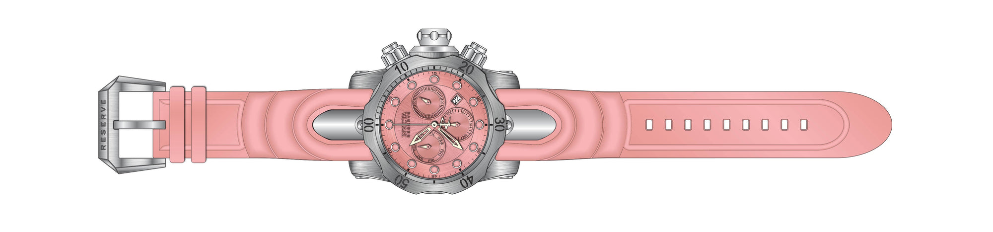 Band for Invicta Reserve Venom Men 33239