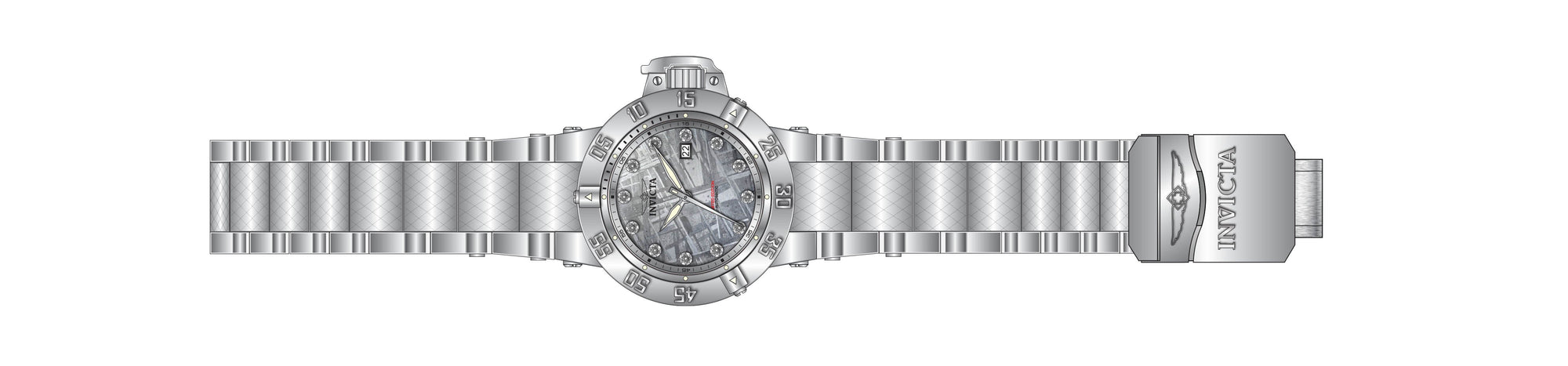 Band for Invicta Subaqua Noma III Men 33608