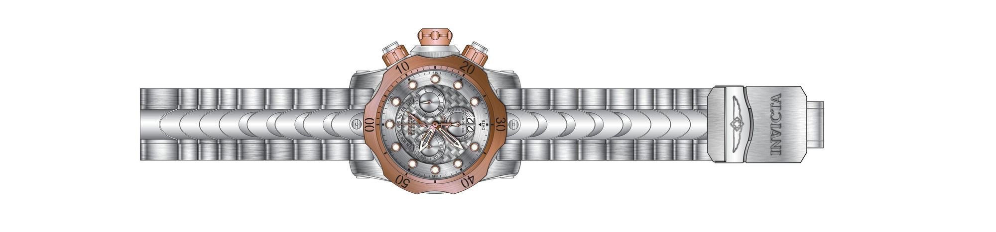 Band for Invicta Reserve Venom Men 33713