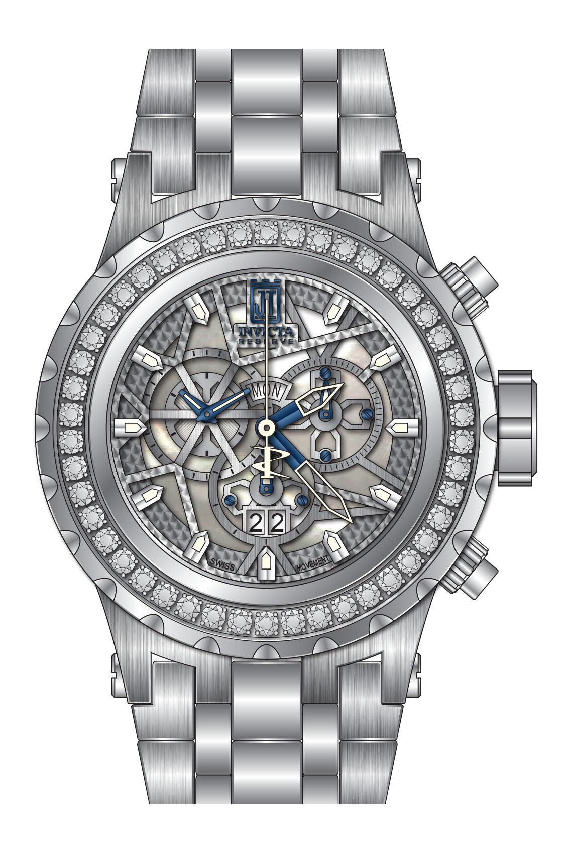 Band for Invicta JT Men 33988