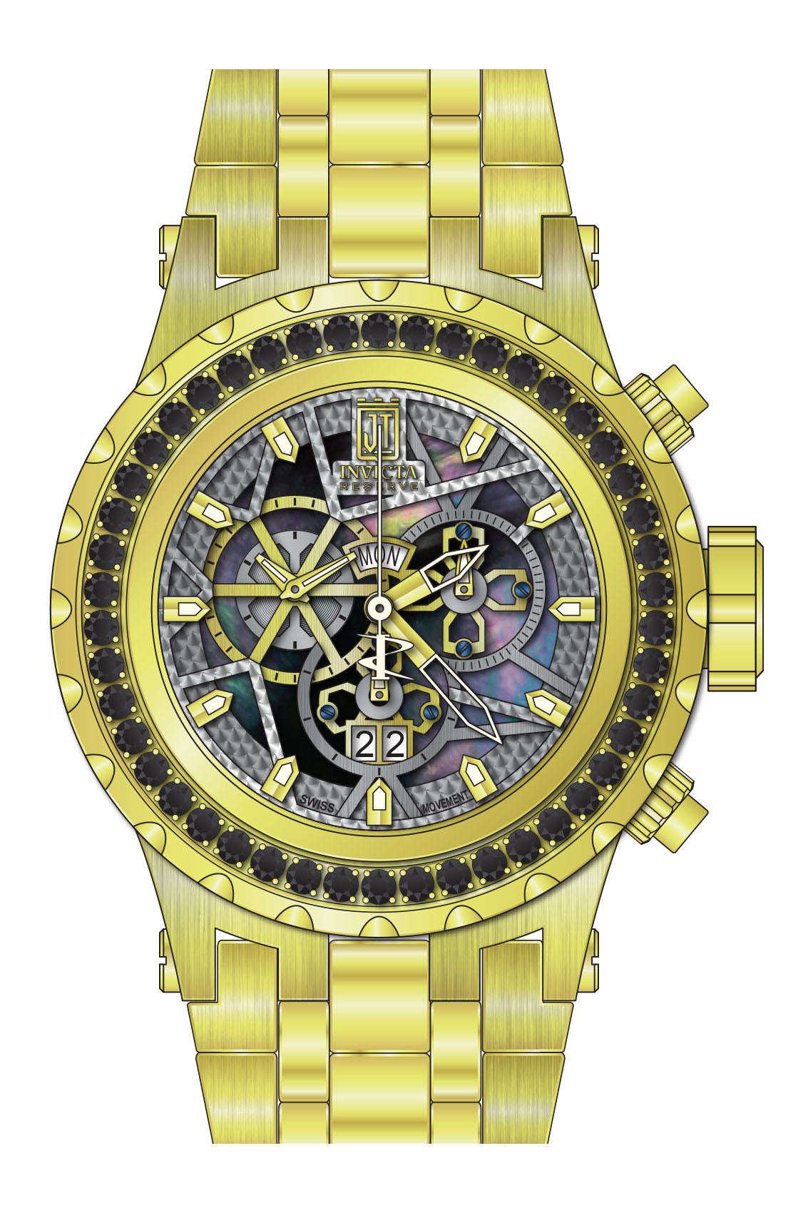 Band for Invicta JT Men 33990