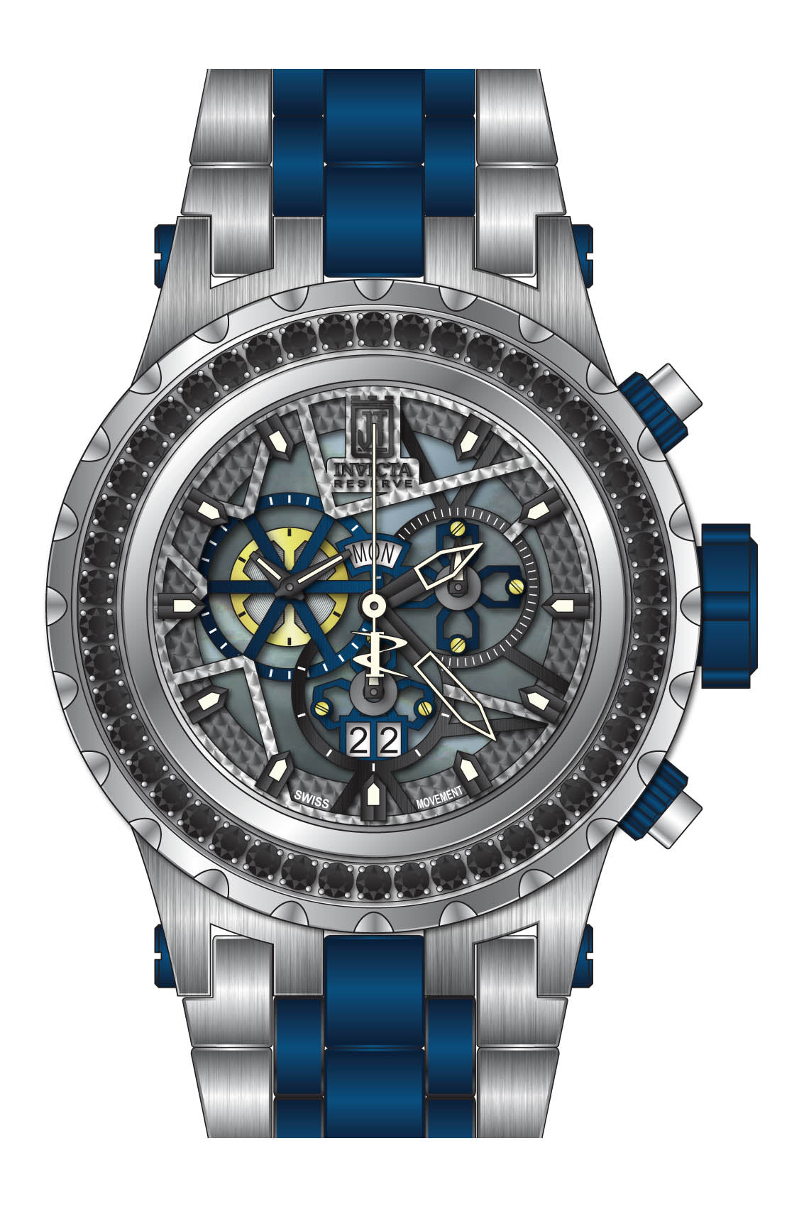Band for Invicta JT Men 34404