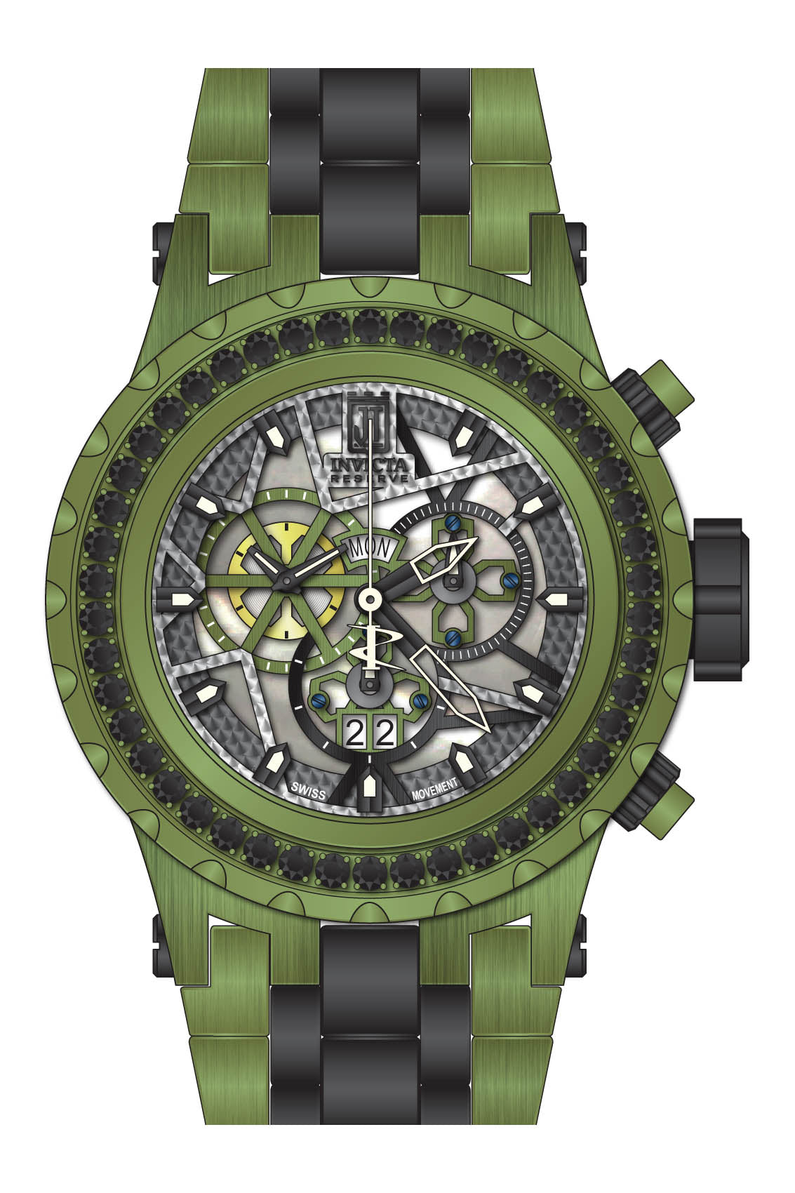 Band for Invicta JT Men 34406