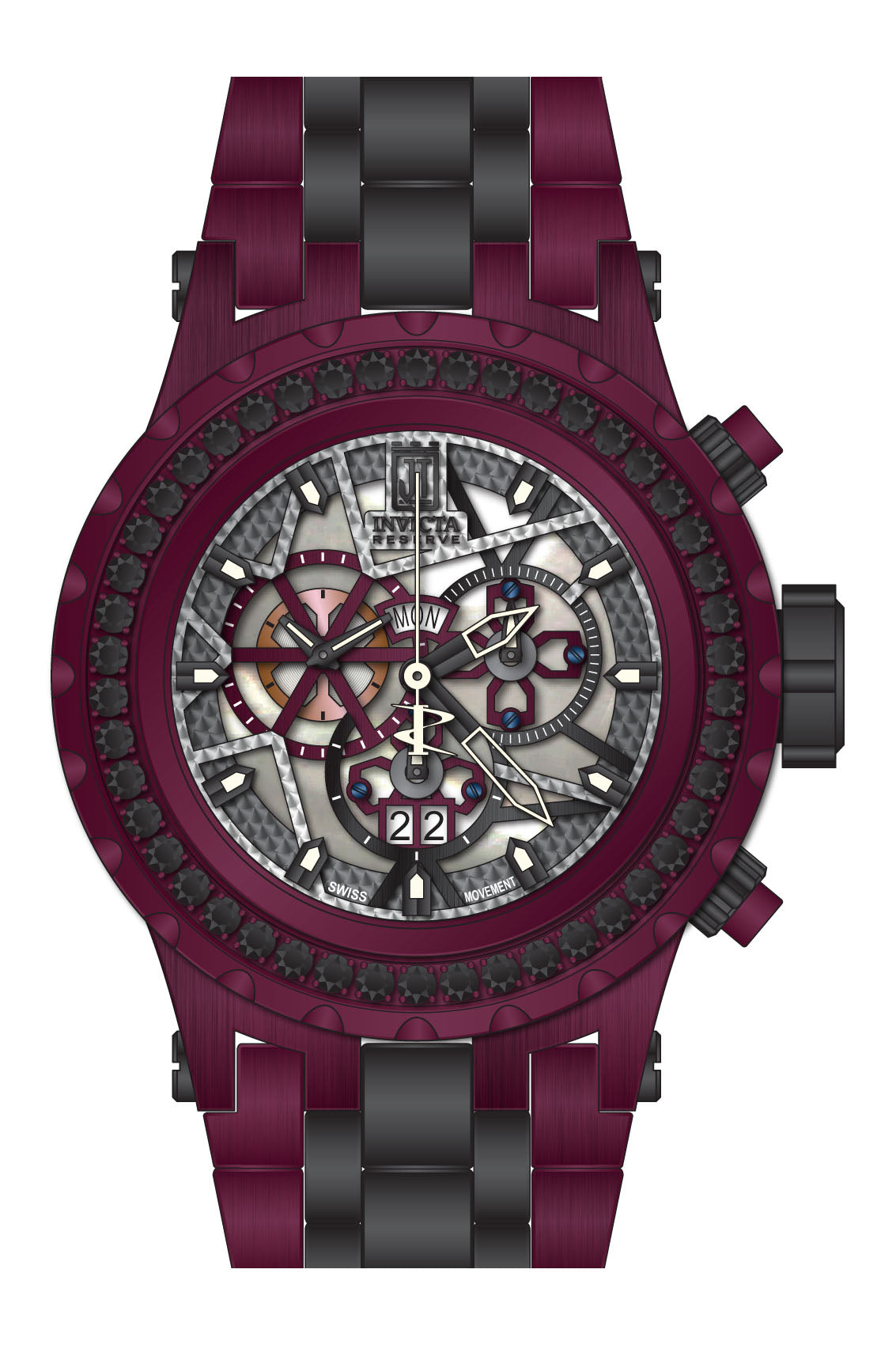 Band for Invicta JT Men 34407
