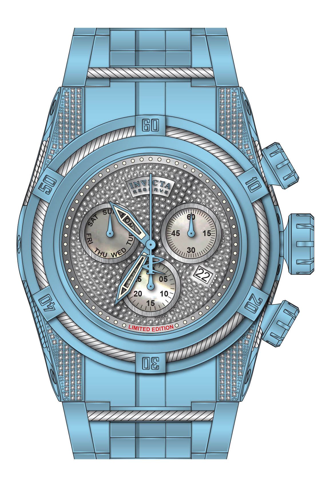 Parts for Invicta Reserve Bolt Zeus Men 34331