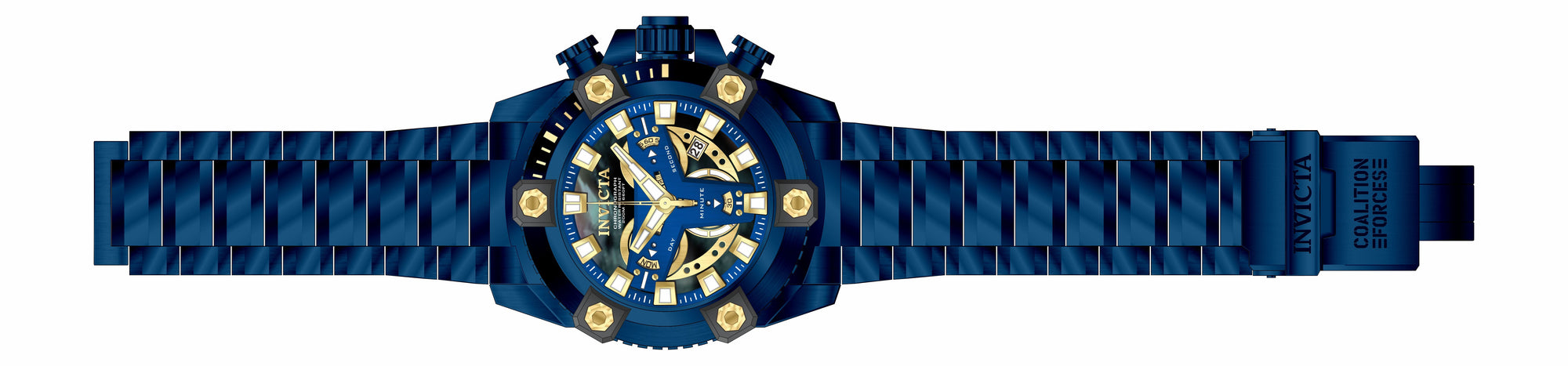 Band for Invicta Coalition Forces Men Blue Label 34727