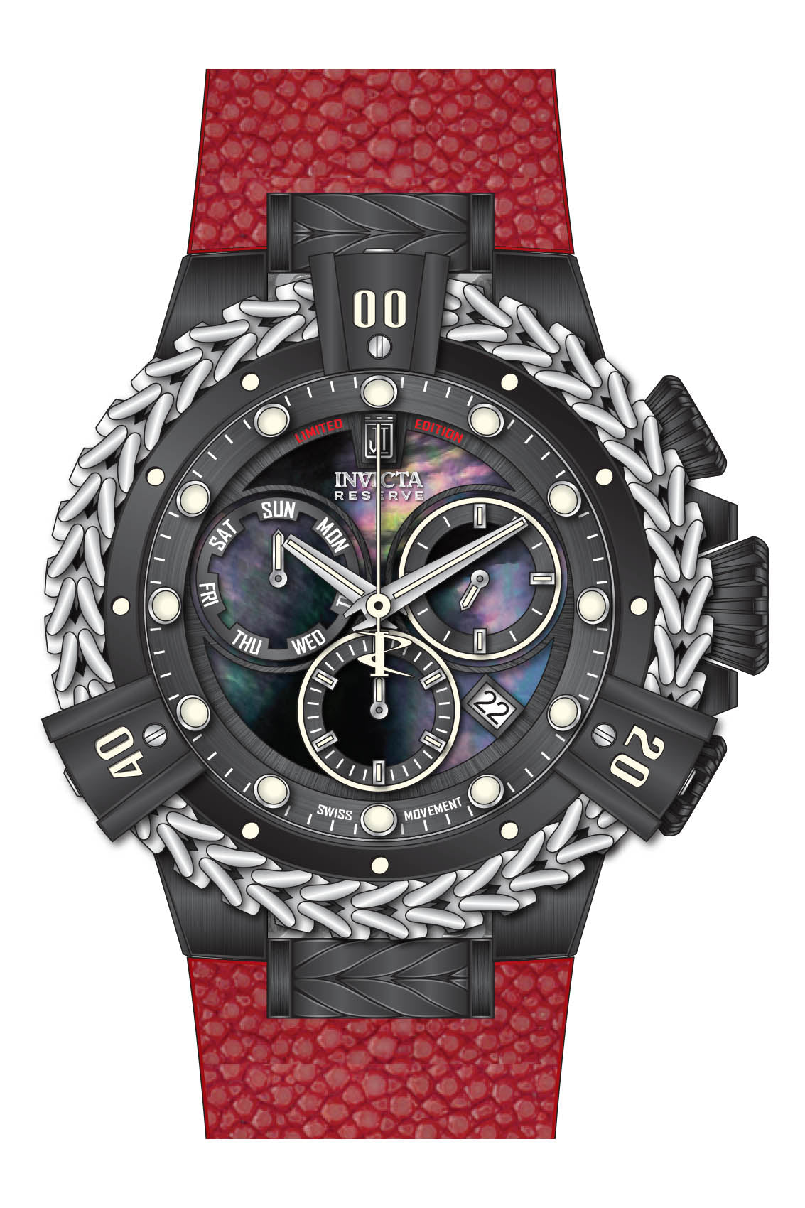 Band for Invicta JT Men 34210