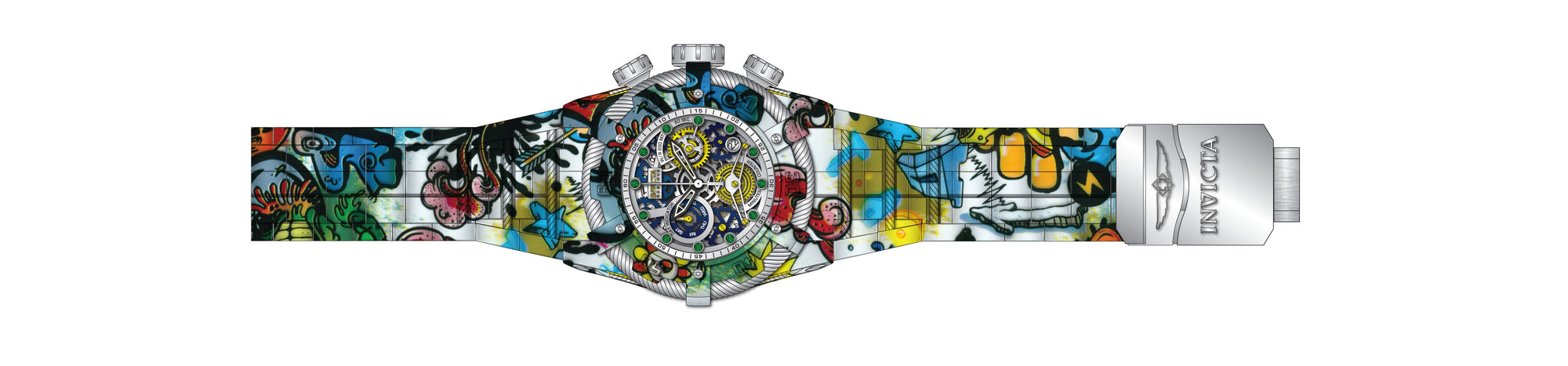 Band for Invicta Reserve Bolt Zeus Men 34296