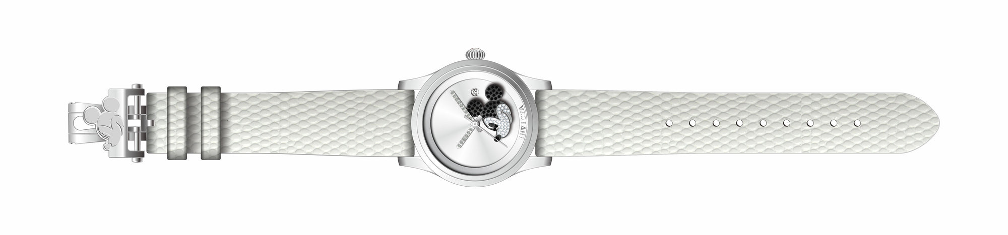 Band for Invicta Disney Limited Edition Mickey Mouse Lady 36298