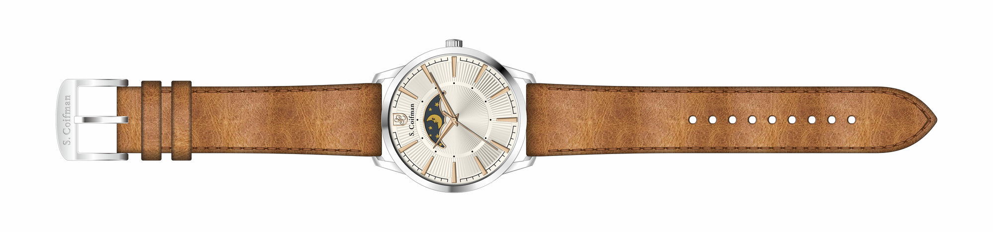 Band for S. Coifman Men's Leather Men SC0492