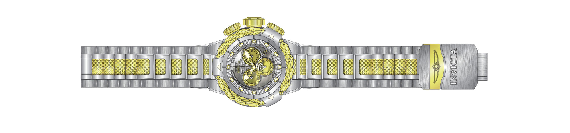 Band for Invicta Subaqua Alpha Men 36000