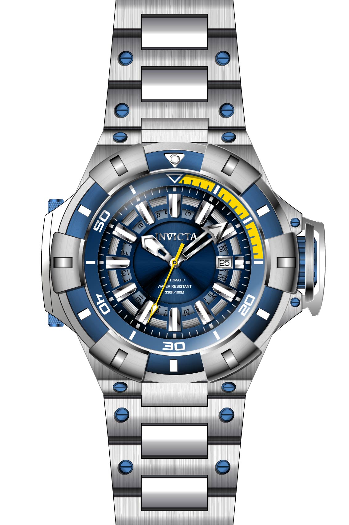 Band for Invicta Akula Men 31816