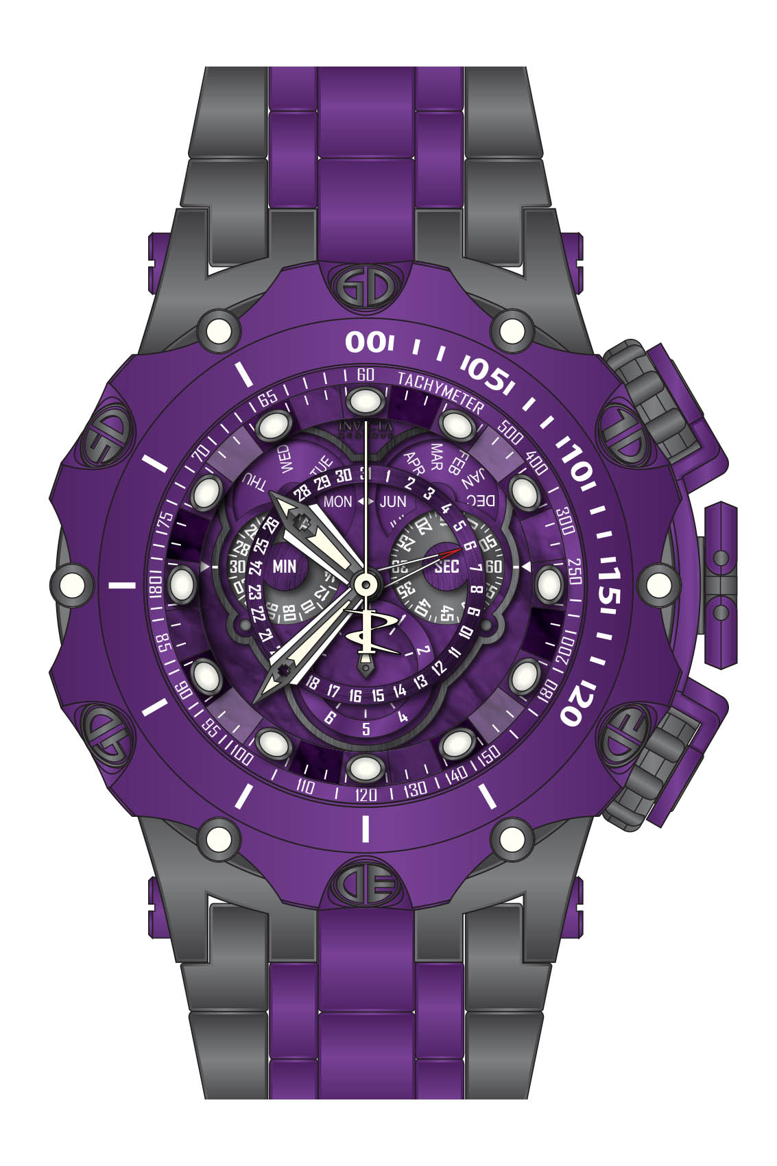 Band for Invicta Reserve Venom Men 36835