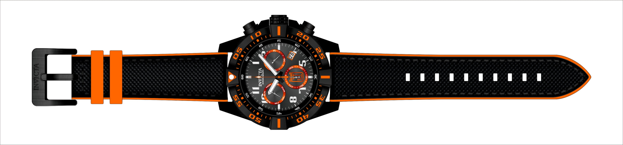 Band for Invicta JT Men 37224